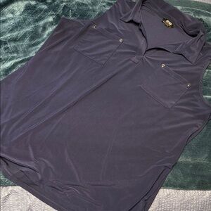 Jones New York Blue Tank Top Classic Design